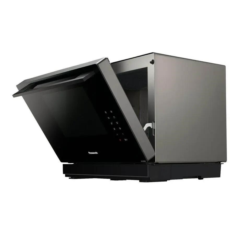 Panasonic mikrovlnná trouba,  1000 W,  parní vaření,  černá0 