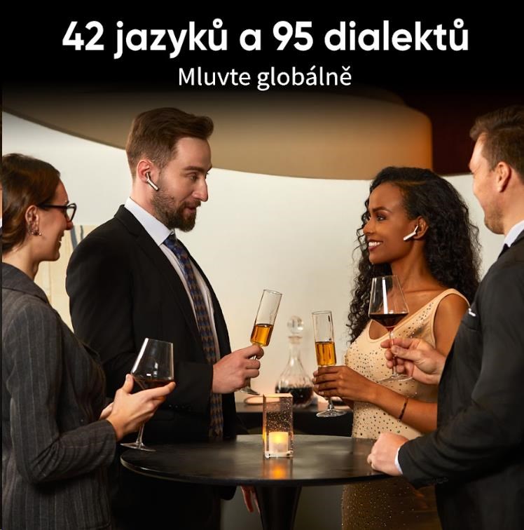Timekettle W4 AI Chytrý překladač,  gold3 