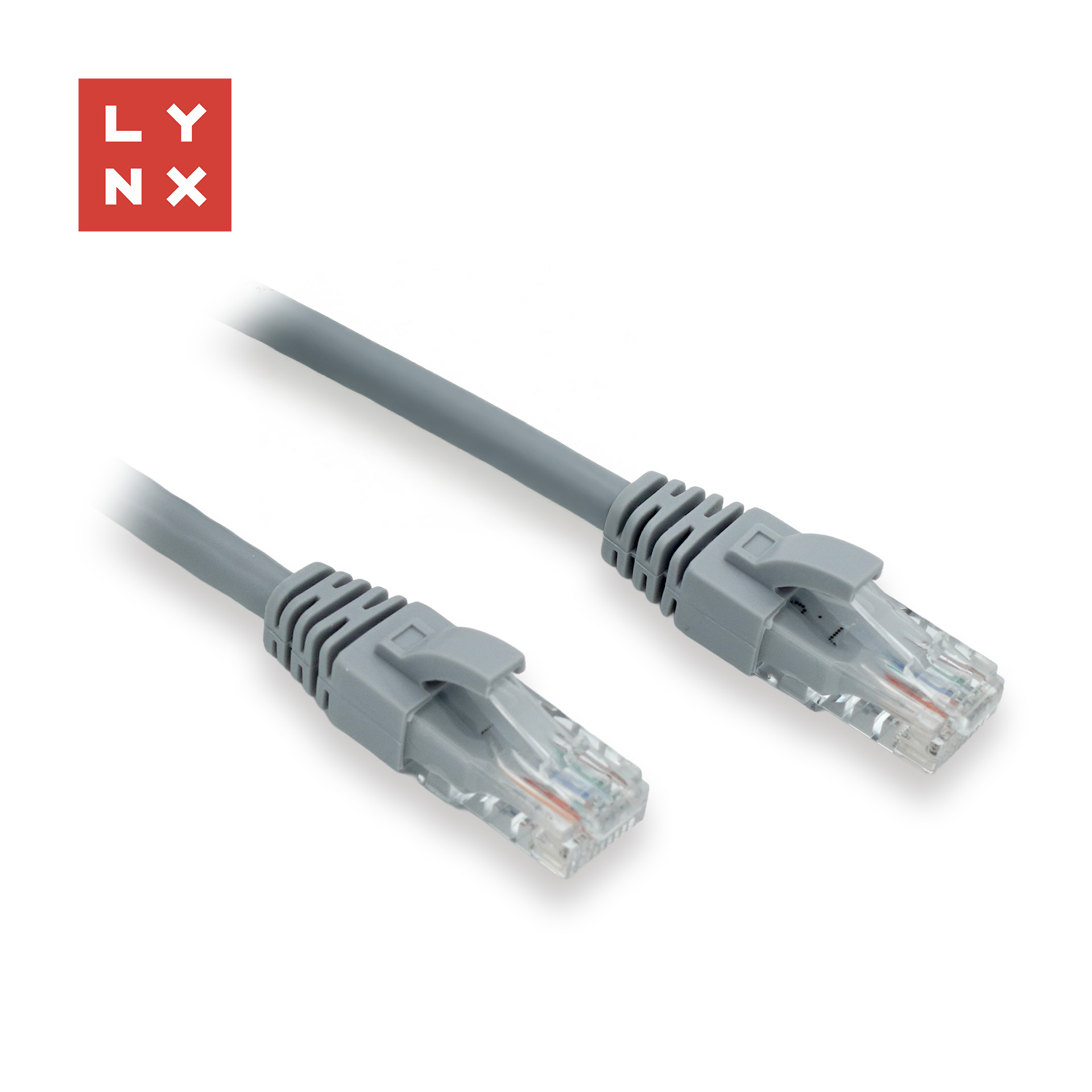LYNX UTP patch kabel Cat6,  PVC,  0, 3m,  šedý (balení obsahuje 10ks)0 