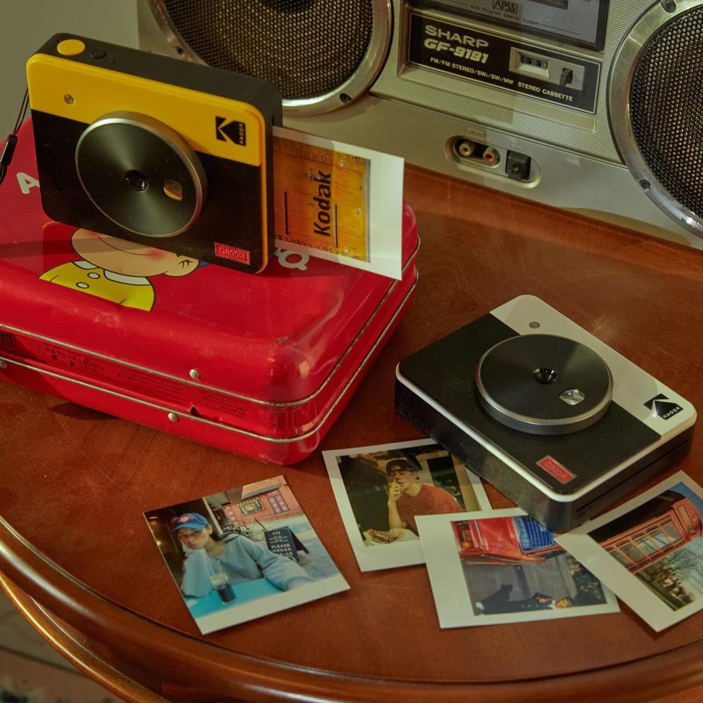 KODAK instantní fotoaparát Mini Shot 3 Retro C300R žlutá3 