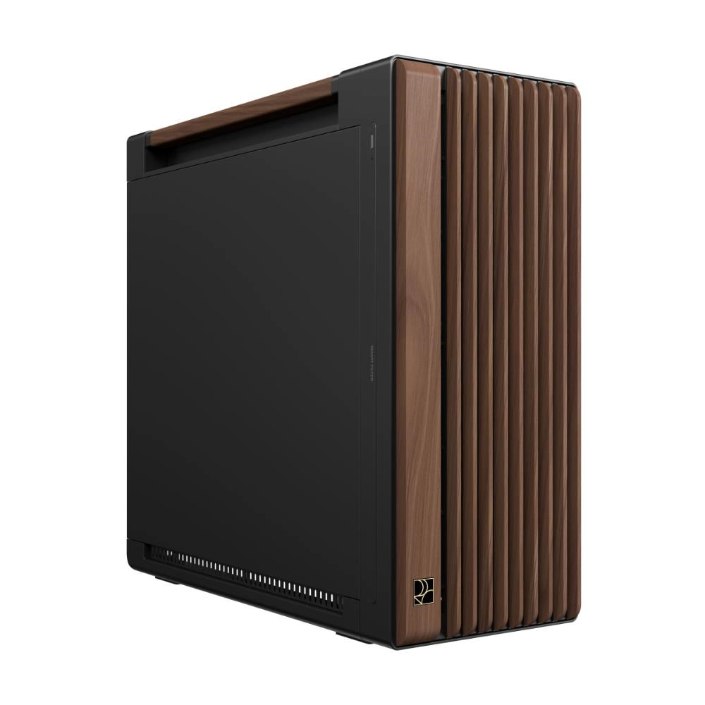 ASUS case PROART PA602 WALNUT WOOD MODERN METAL, Mid Tower, černá0 