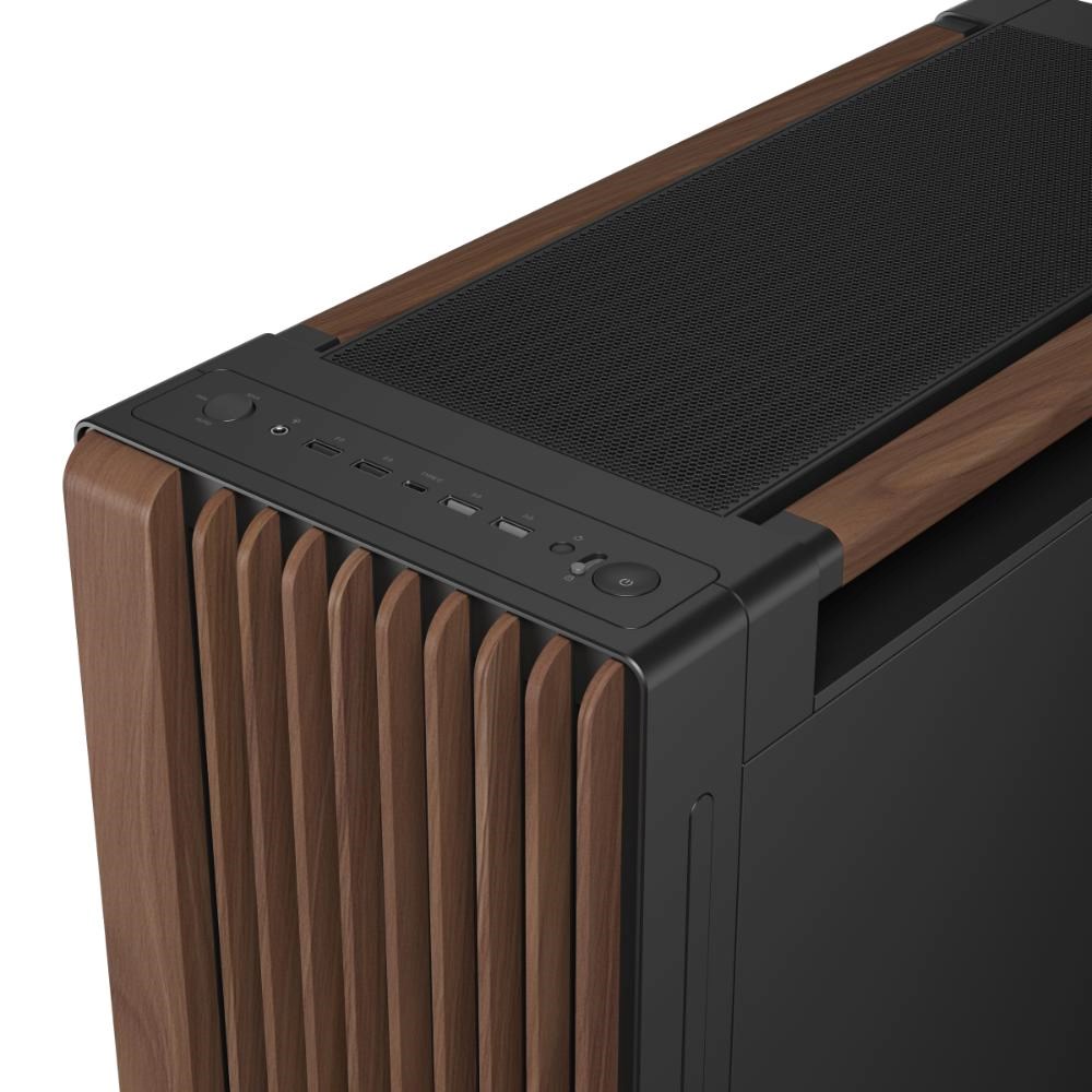 ASUS case PROART PA602 WALNUT WOOD MODERN METAL, Mid Tower, černá10 