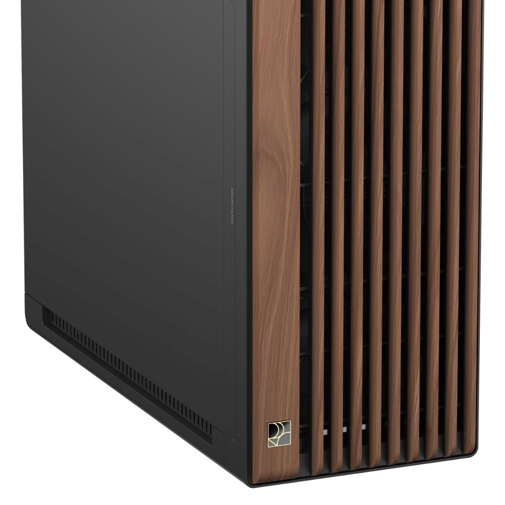 ASUS case PROART PA602 WALNUT WOOD MODERN METAL, Mid Tower, černá14 