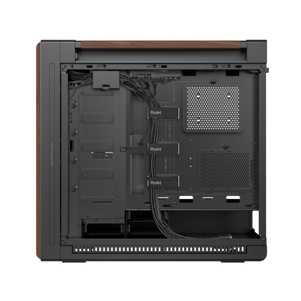 ASUS case PROART PA602 WALNUT WOOD MODERN METAL, Mid Tower, černá16 