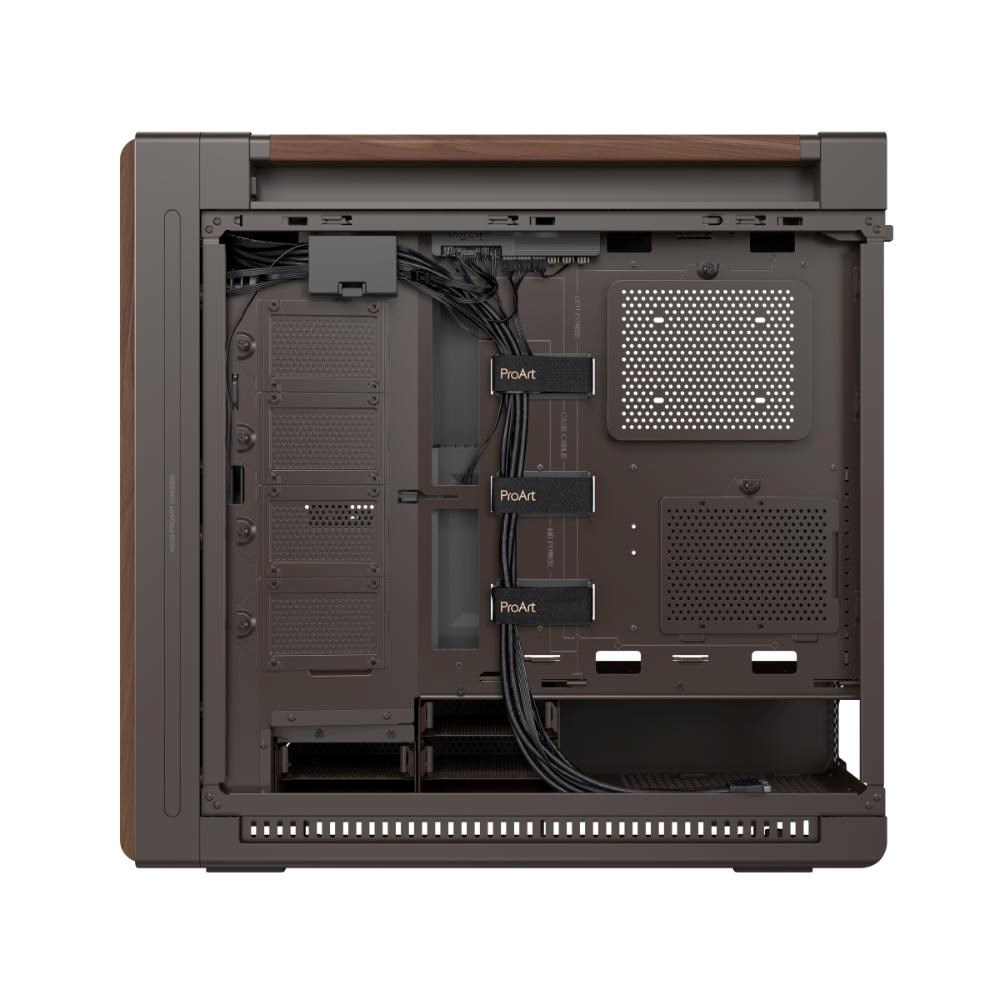 ASUS case PROART PA602 WALNUT WOOD RETRO TG, Mid Tower, průhledná bočnice, hnědá16 