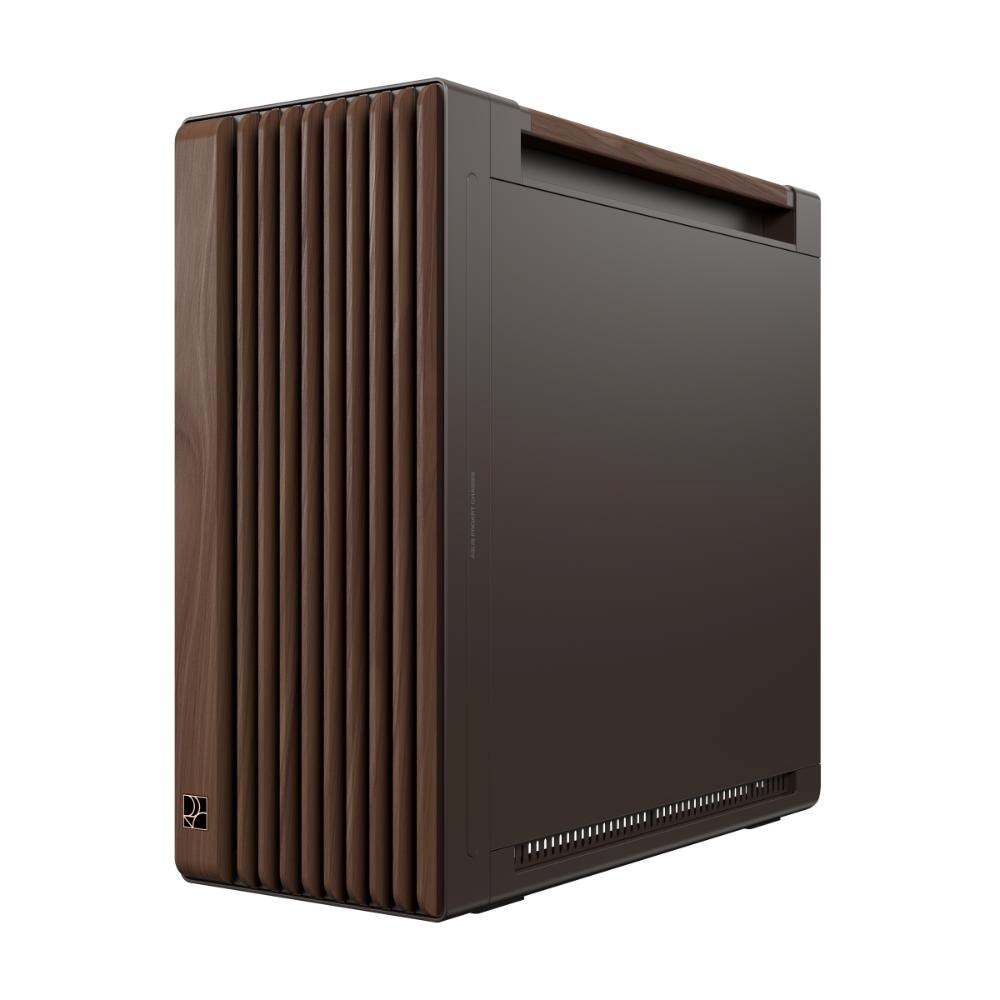 ASUS case PROART PA602 WALNUT WOOD RETRO TG, Mid Tower, průhledná bočnice, hnědá3 