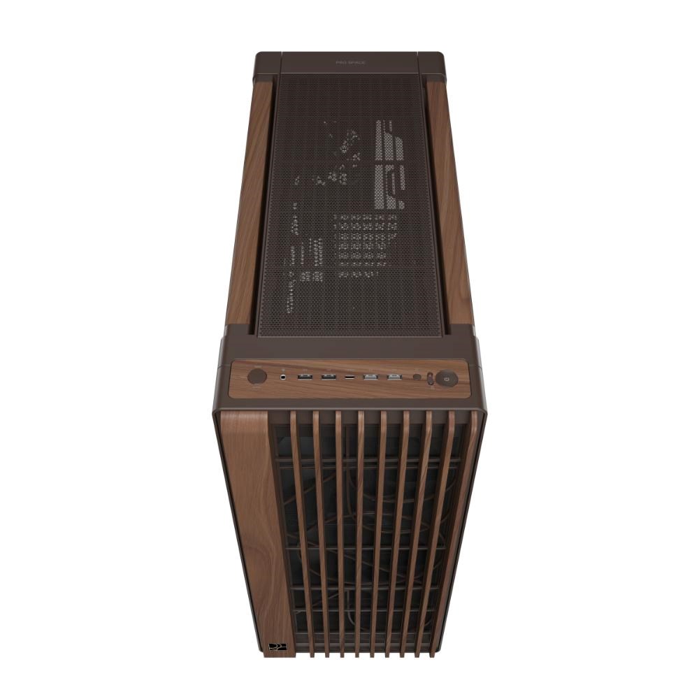 ASUS case PROART PA602 WALNUT WOOD RETRO TG, Mid Tower, průhledná bočnice, hnědá4 