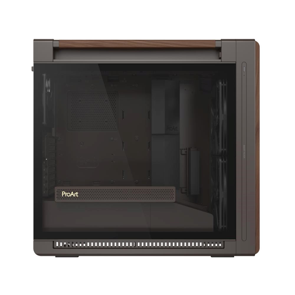ASUS case PROART PA602 WALNUT WOOD RETRO TG, Mid Tower, průhledná bočnice, hnědá7 
