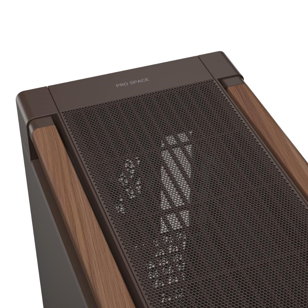 ASUS case PROART PA602 WALNUT WOOD RETRO METAL, Mid Tower, hnědá10 
