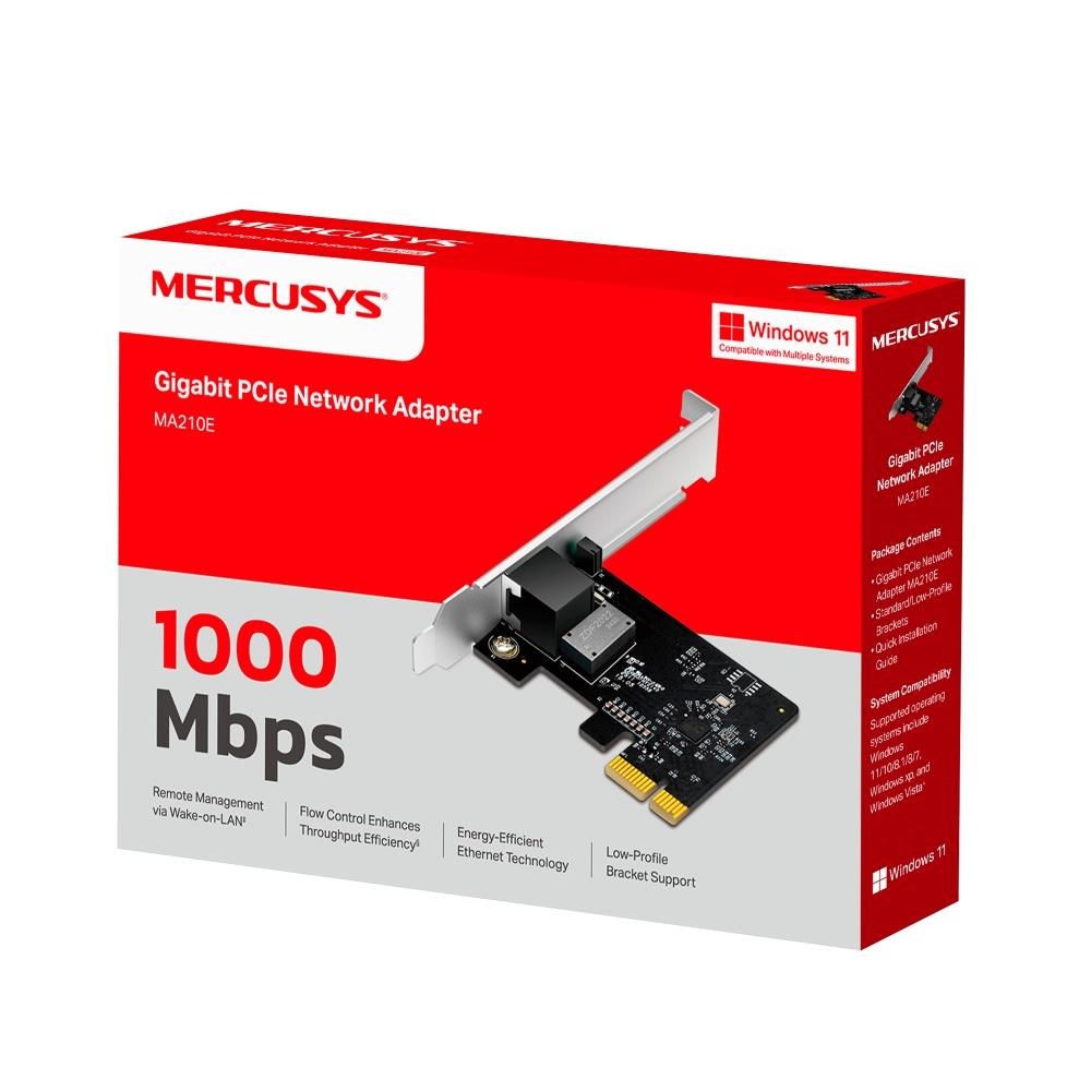 MERCUSYS MA210E Síťová karta 1GbE (1xGbE, 1xPCIe)3 