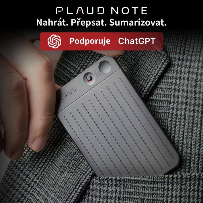 PLAUD NOTE Navy Blue - AI záznamník3 
