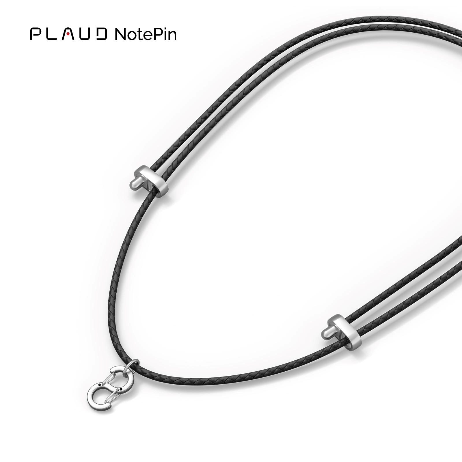 PLAUD Note Pin Lanyard Black - Řemínek na krk,  černý8 