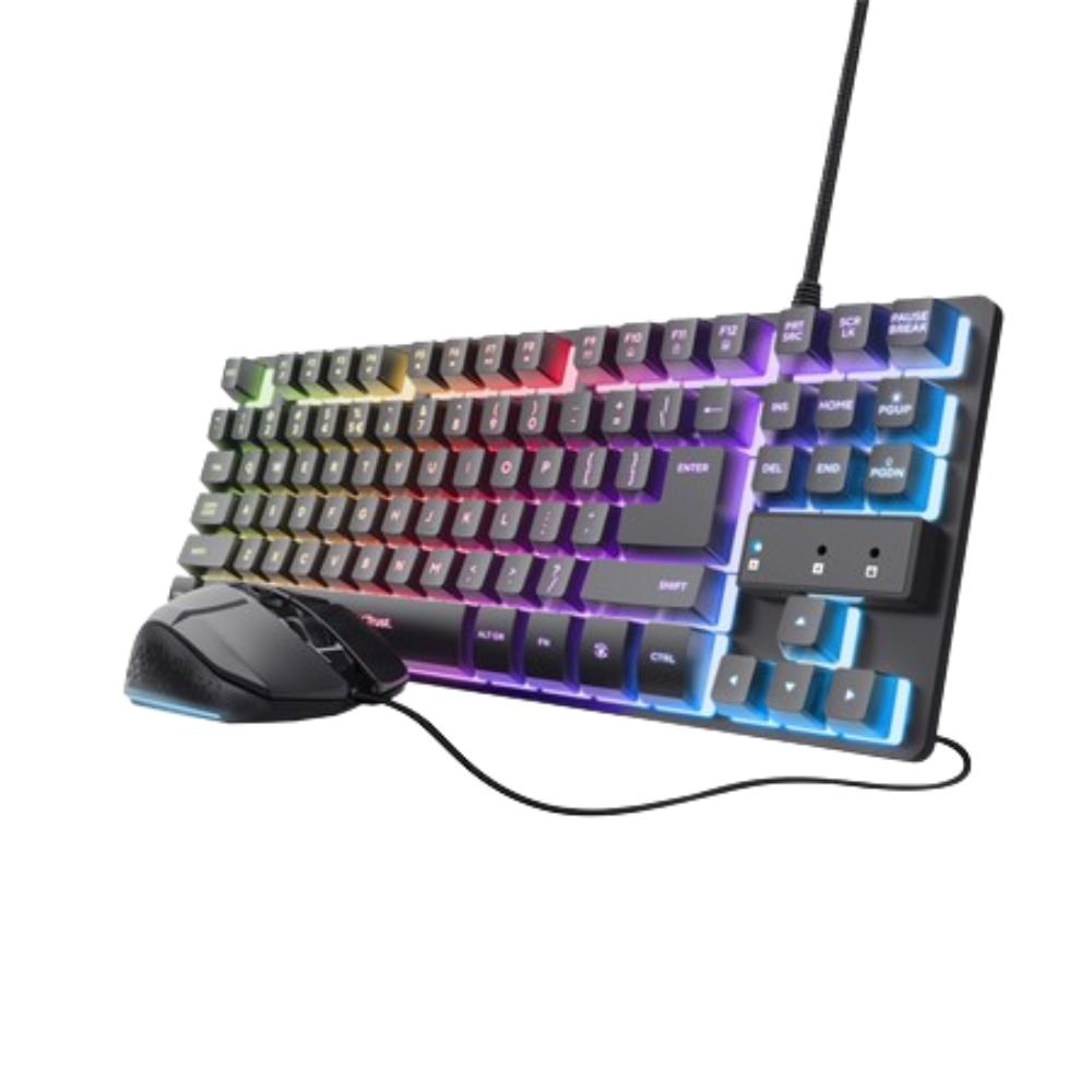 TRUST Sada klávesnice + myš GXT 798 2v1 Gaming set, černá0 