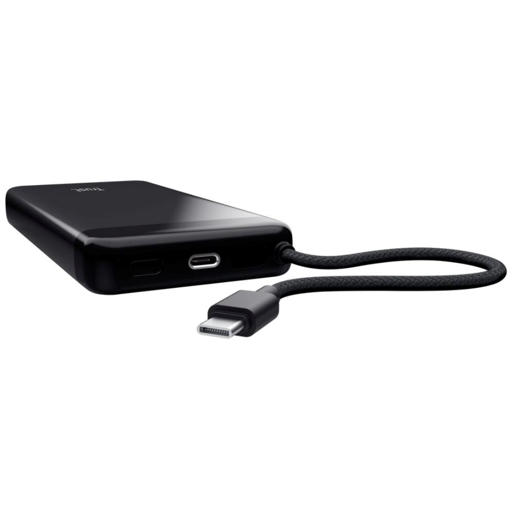 TRUST FIERA 20.000 POWERBANK FIXED CABLE