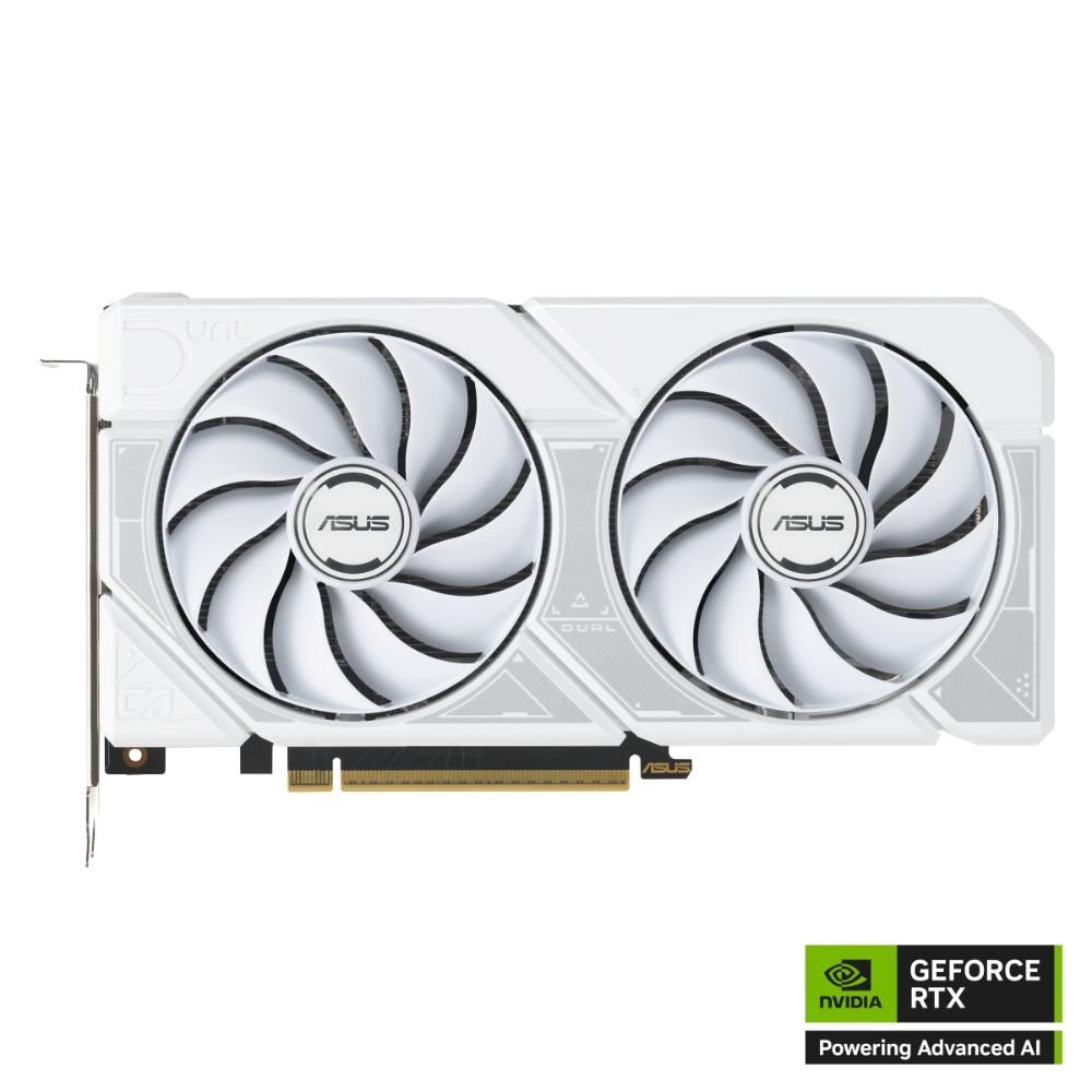 ASUS VGA NVIDIA GeForce RTX 5060 Ti DUAL 16G WHITE, 16GB GDDR7, 3xDP, 1xHDMI1 