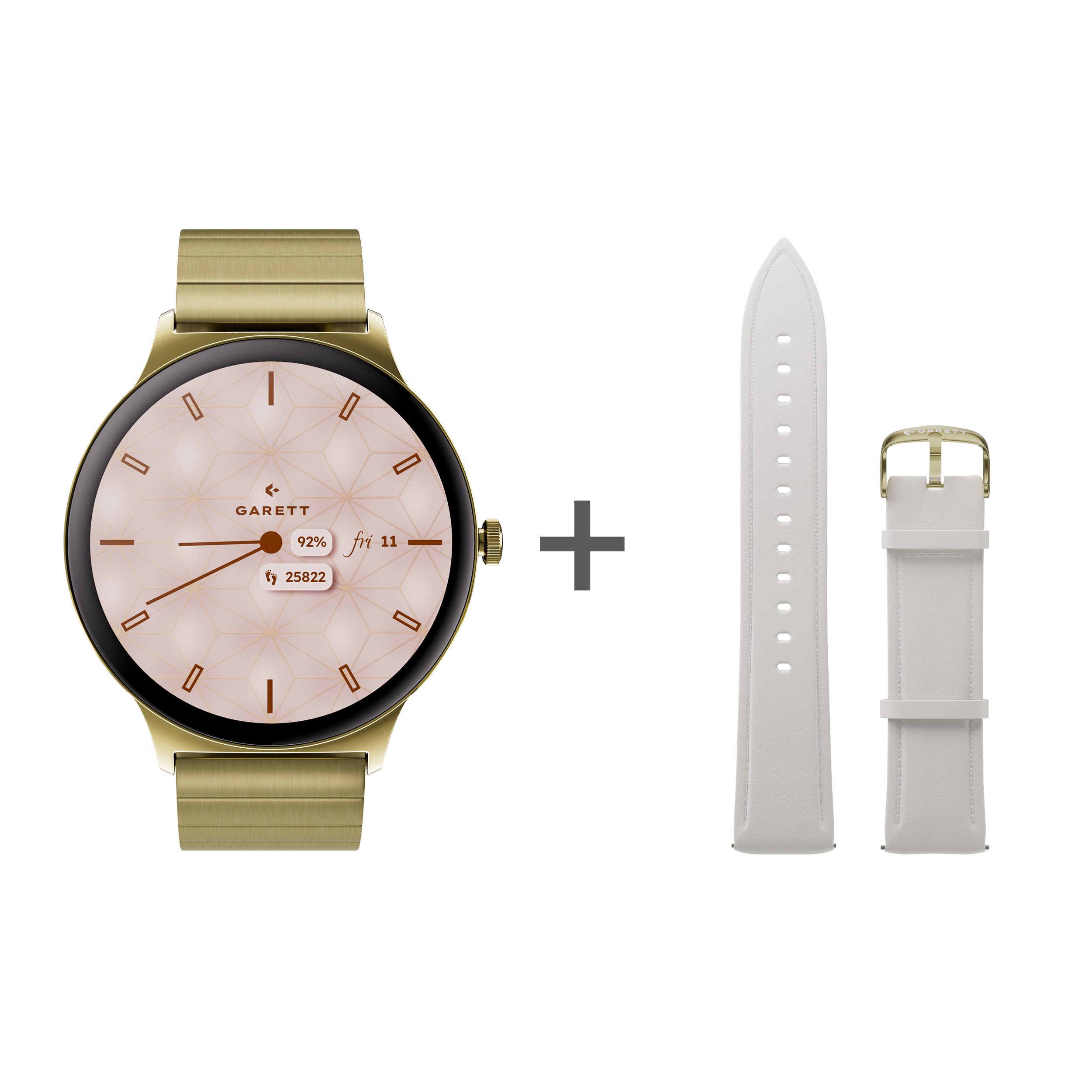 Garett Smartwatch Verona 2 zlatá SOLID steel1 