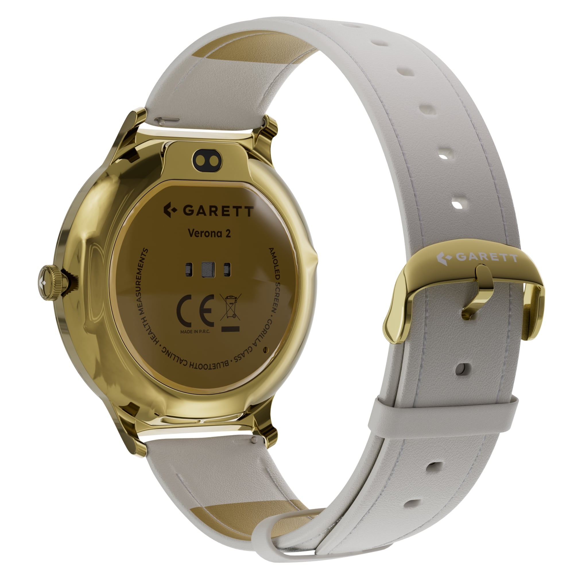 Garett Smartwatch Verona 2 zlatá SOLID steel10 