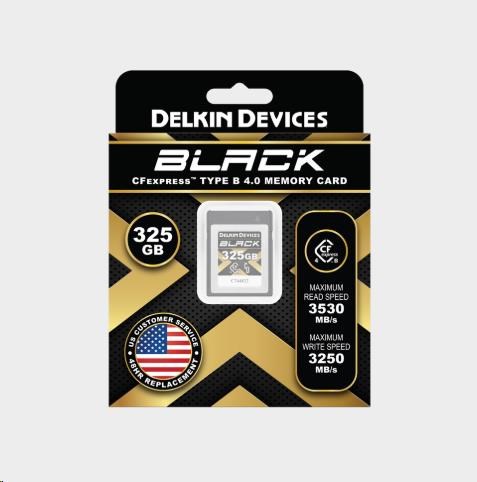 Delkin CFexpress 4.0 BLACK R3530 W3250 325GB1 