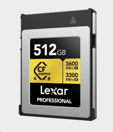 Lexar CFexpress 4.0 Pro Gold R3600 W3300 512GB1 