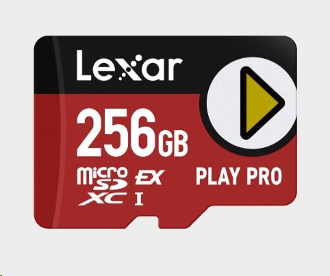 Lexar 256GB PLAY Pro microSD Express 7.1 C10 U3