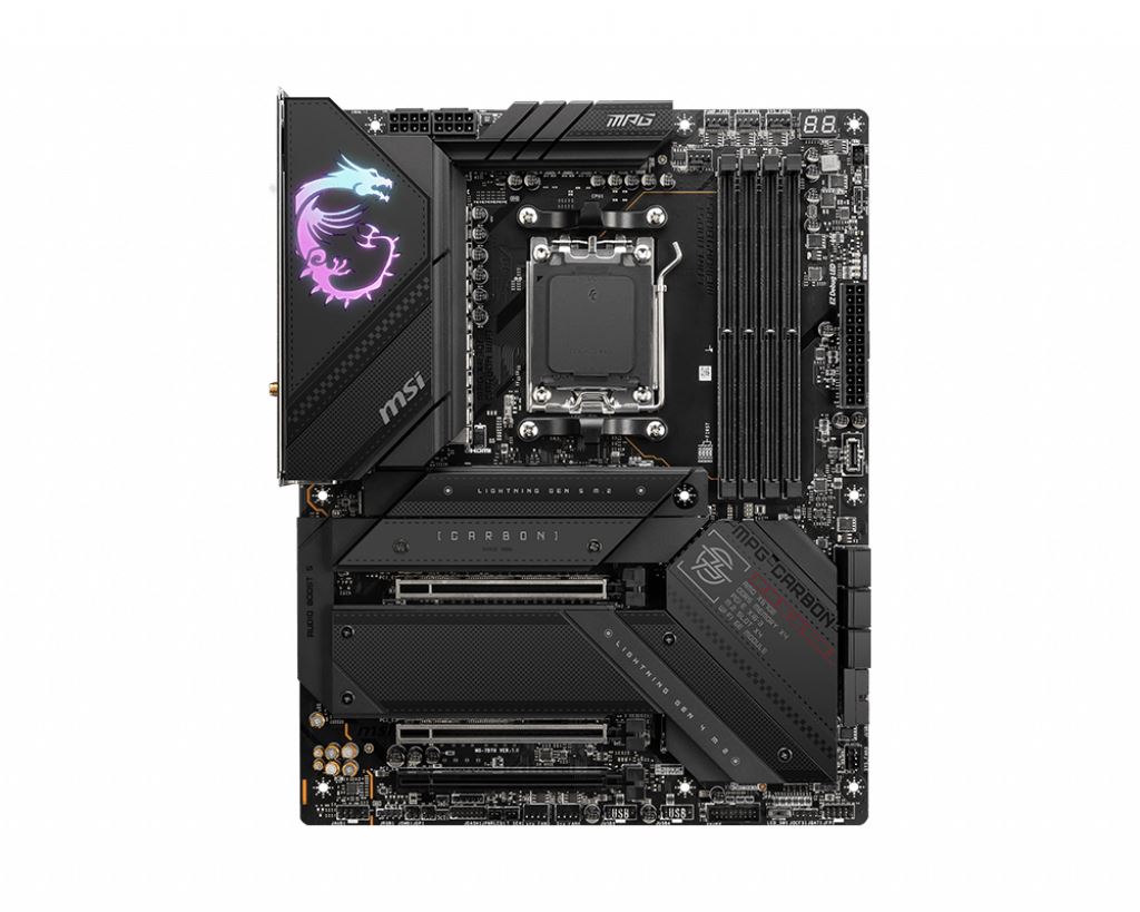 BAZAR - MSI MB Sc AM5 MPG X670E CARBON WIFI,  AMD X670,  4xDDR5,  1xDP,  1xHDMI,  WI-FI - Po opravě (Bez příšlušenství)0 