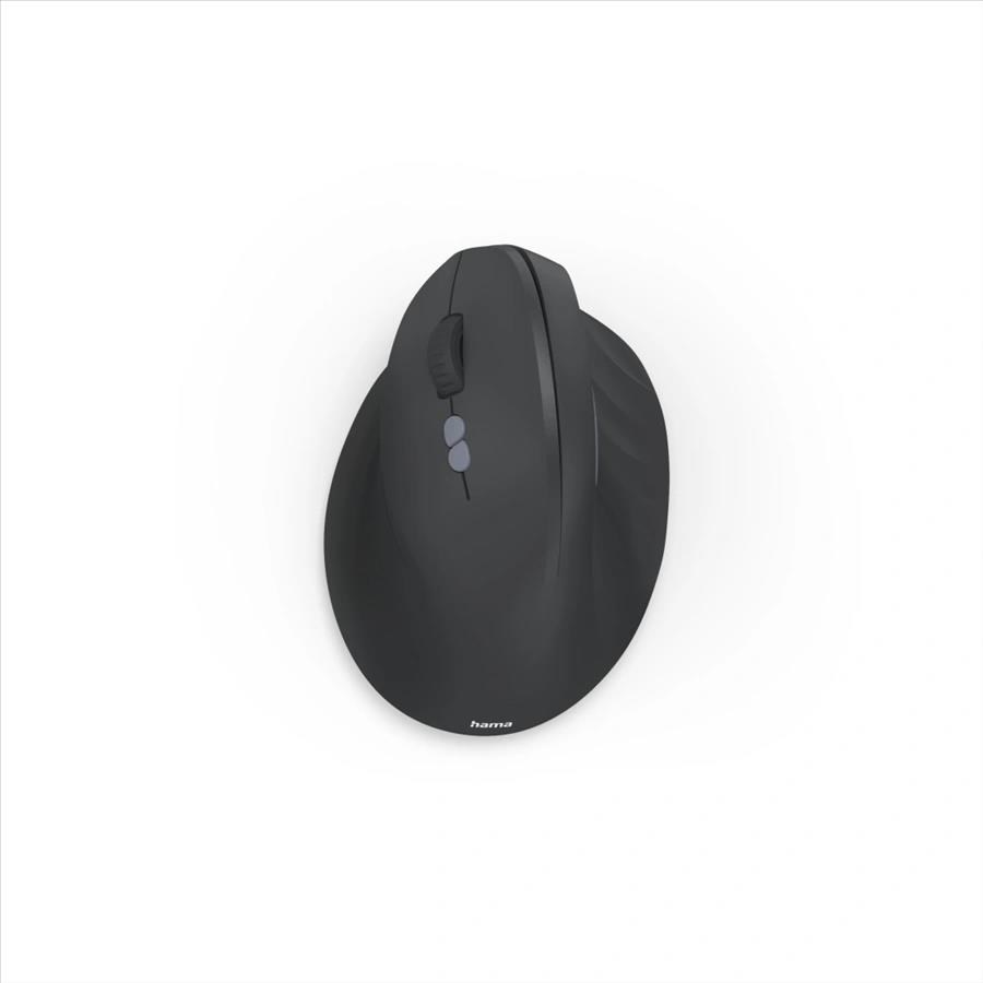 Hama vertikálna ergonomická bezdrôtová myš EWM-600L, pre ľavákov, nabíjacia, čierna0 