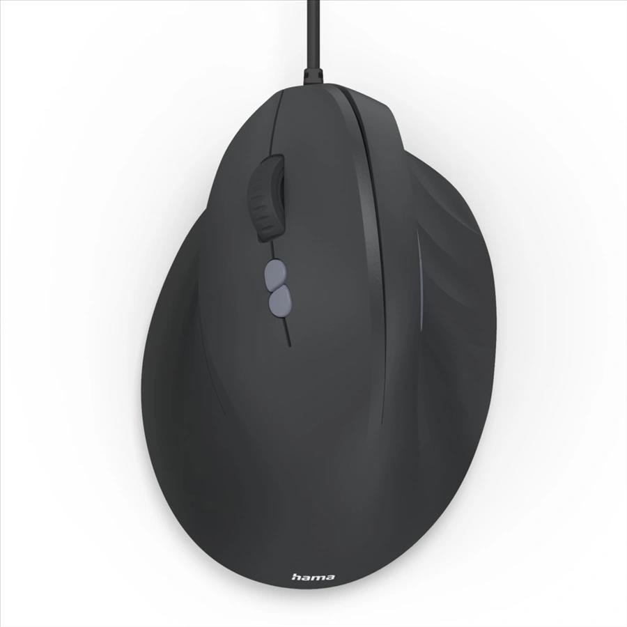 Hama vertikálna ergonomická káblová myš ECM-500L, pre ľavákov, čierna7 