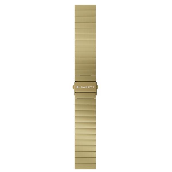 Garett univerzální řemínek 20 mm,  zlatý kovový,  typ Solid0 