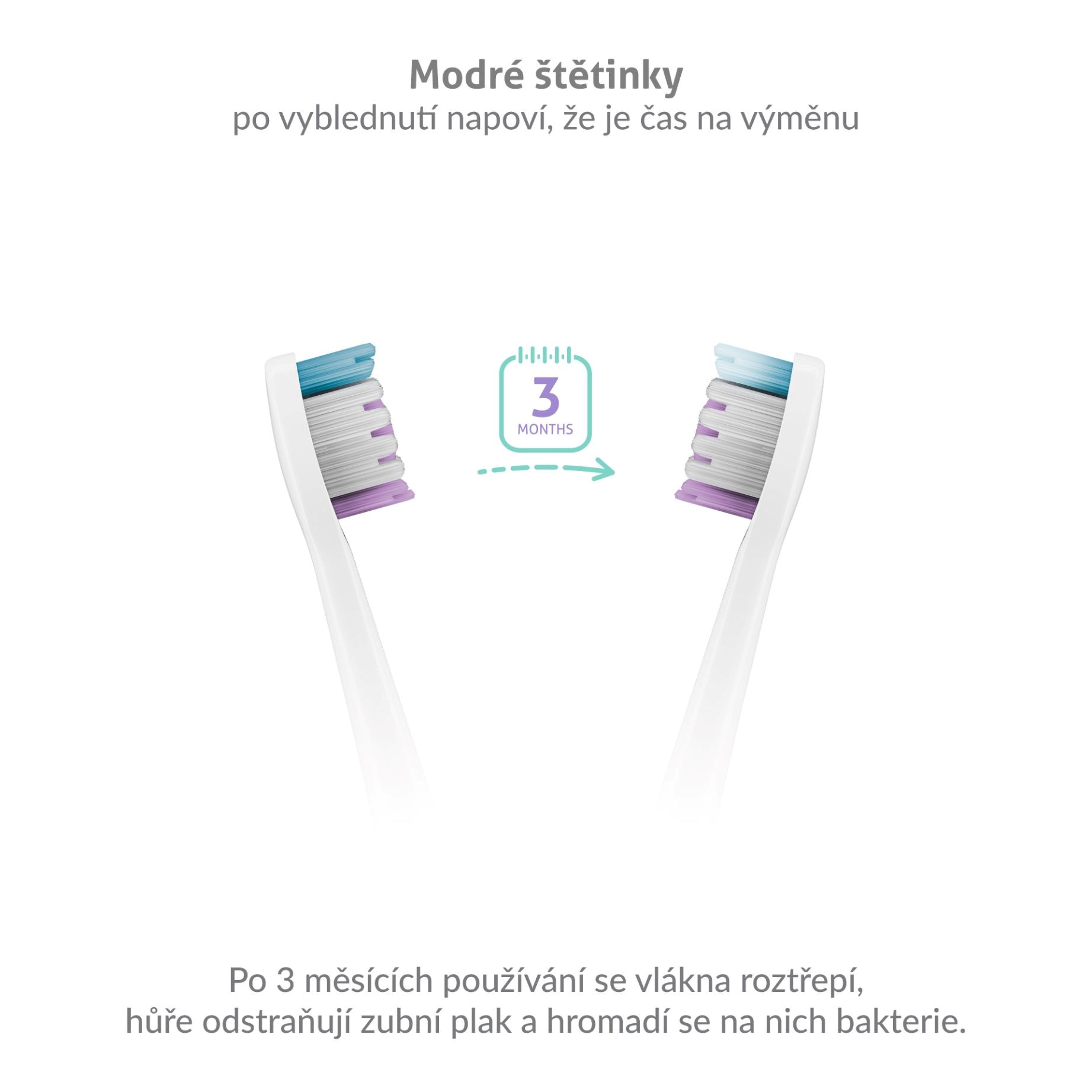 TrueLife SonicBrush Clean-series heads Sensitive white 2 pack2 