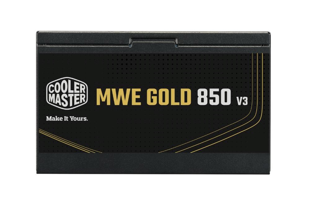 Cooler Master zdroj MWE Gold 850W V3,  120mm,  80+ Gold,  ATX 3.11 