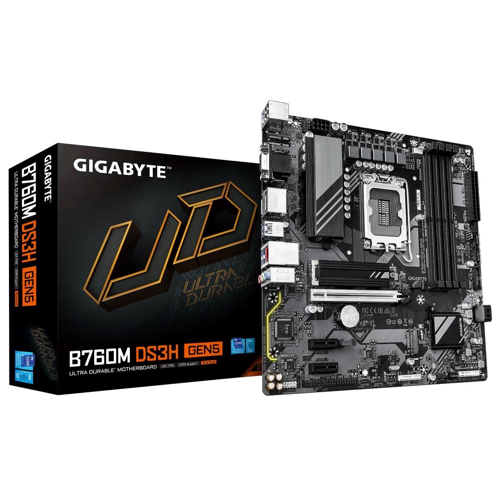 GIGABYTE B760M DS3H GEN5/ LGA 1700/ mATX