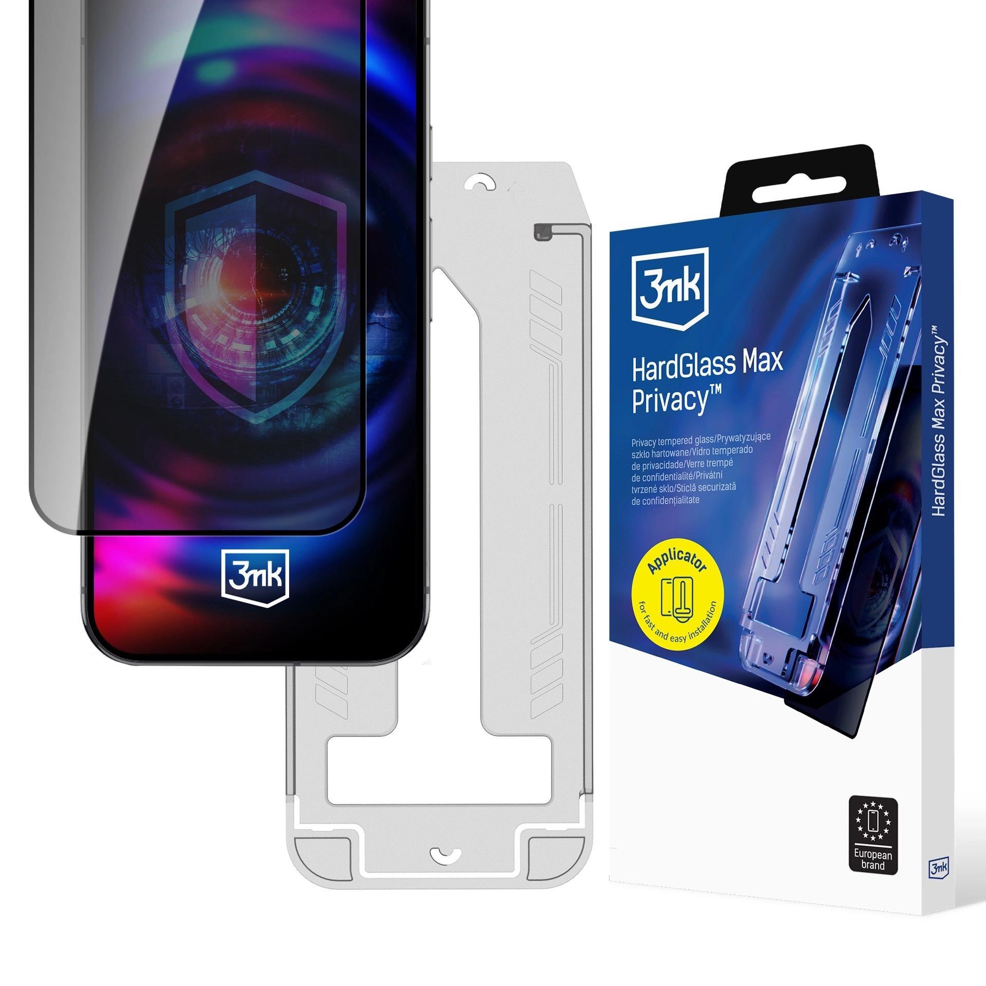 3mk tvrzené sklo HardGlass Max Privacy FrameFit pro Apple iPhone 17 Pro Max0 