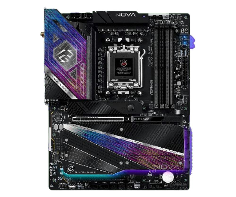 ASRock MB Sc AM5 X870 NOVA WIFI,  AMD X870,  4xDDR5,  1xHDMI,  2xUSB4,  WI-FI1 