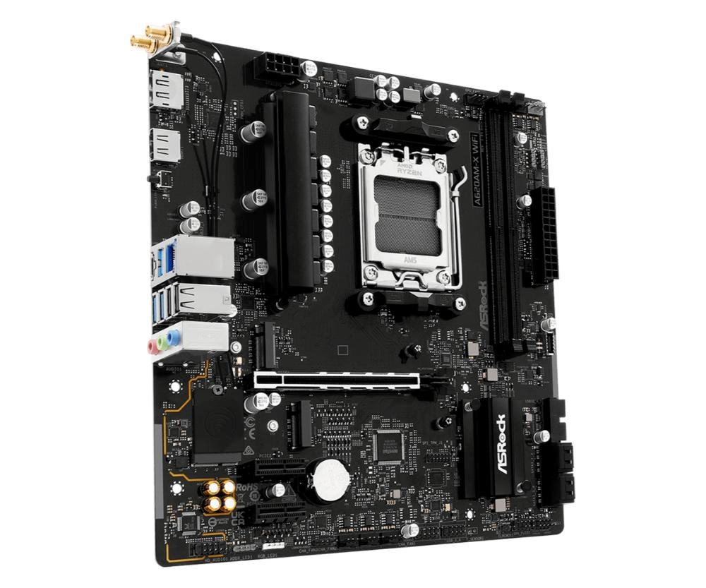 ASRock MB Sc AM5 A620AM-X WIFI,  AMD A620A,  2xDDR5,  1xHDMI,  1xDP,  WIFI2 