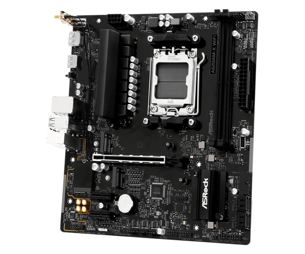 ASRock MB Sc AM5 A620AM-X WIFI,  AMD A620A,  2xDDR5,  1xHDMI,  1xDP,  WIFI3 