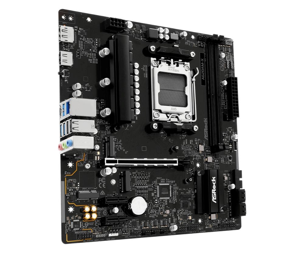 ASRock MB Sc AM5 A620AM-X,  AMD A620A,  2xDDR5,  1xHDMI,  1xDP1 