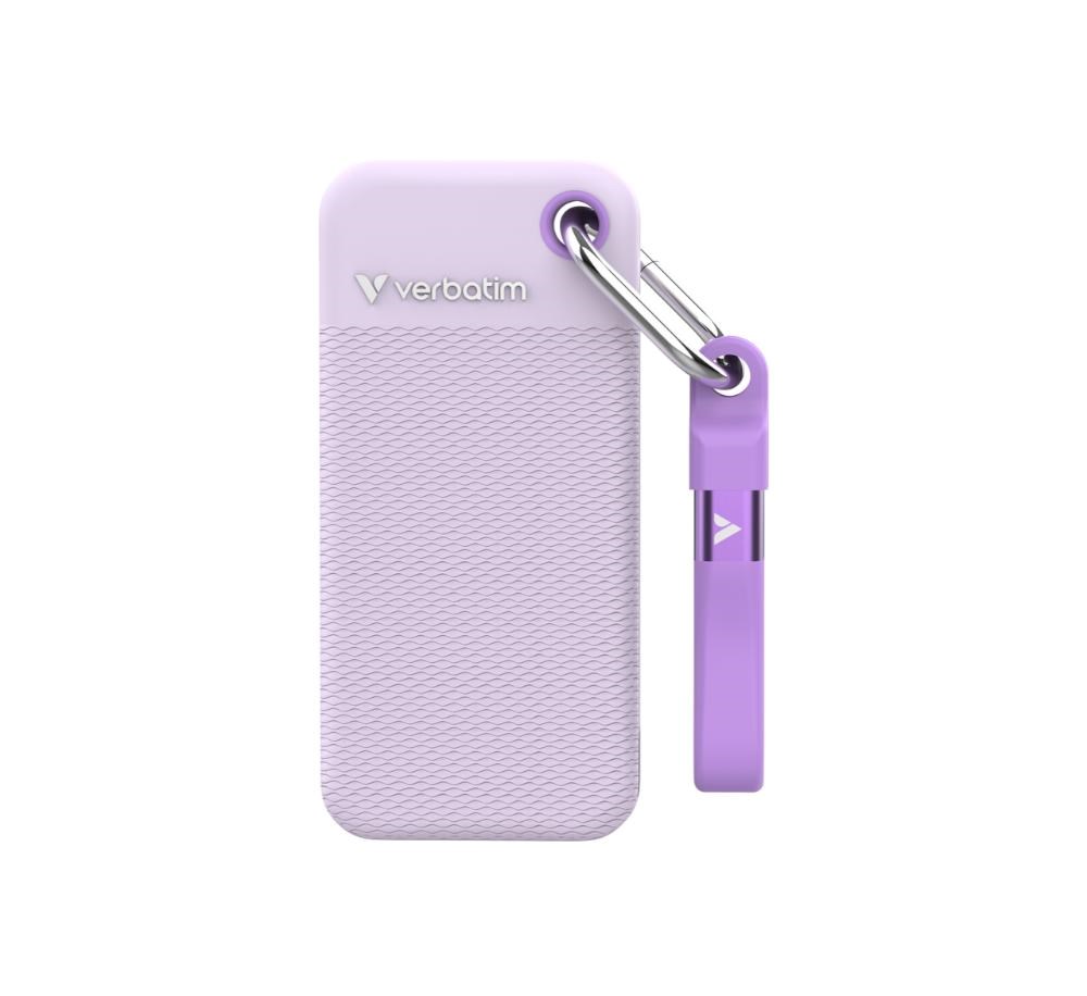 VERBATIM externí SSD 1TB Pocket SSD,  USB-C,  Fialová2 