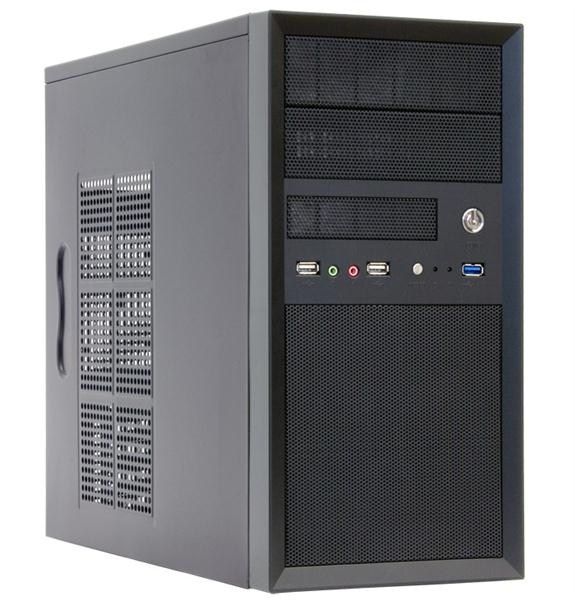 CHIEFTEC skříň Mesh Series/ uATX,  CT-01B,  Black,  USB 3.02 
