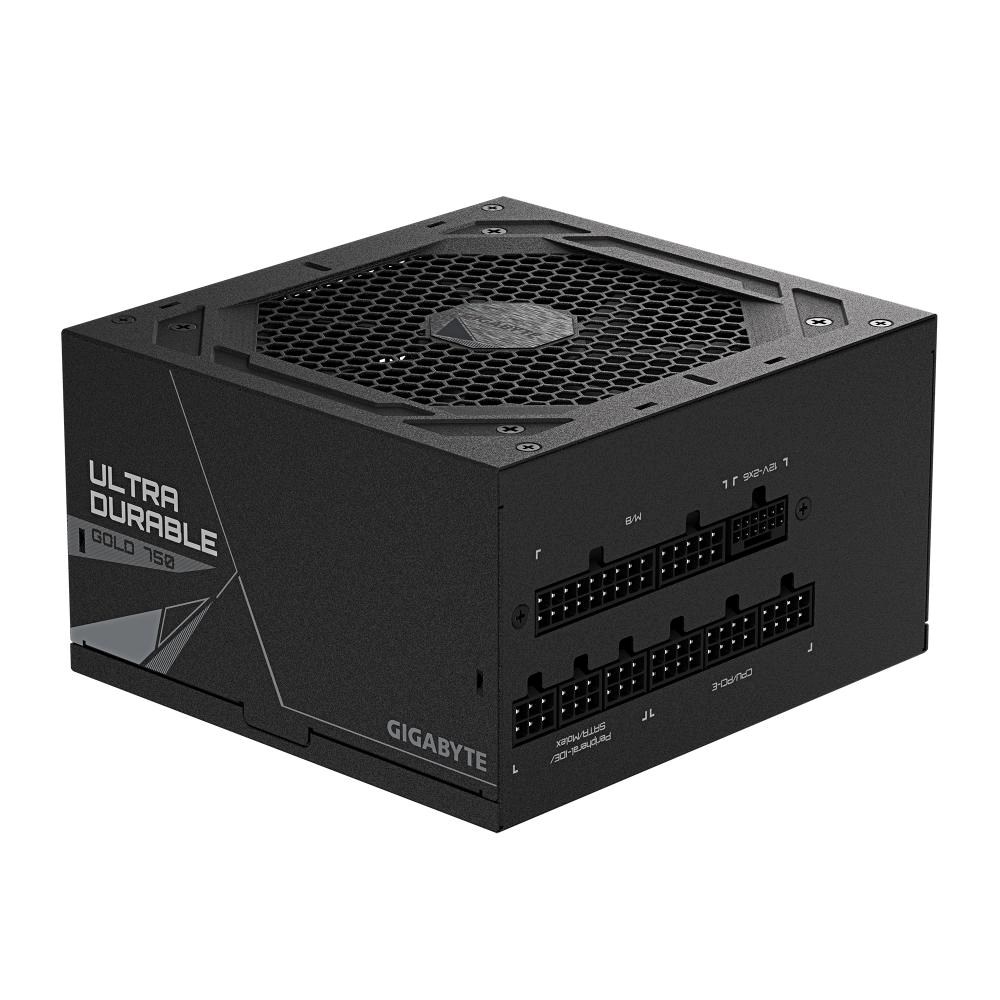 GIGABYTE zdroj UD750GM PG5 V2,  750W,  120mm,  Plně modulární,  80 Plus Gold,  ATX 3.11 