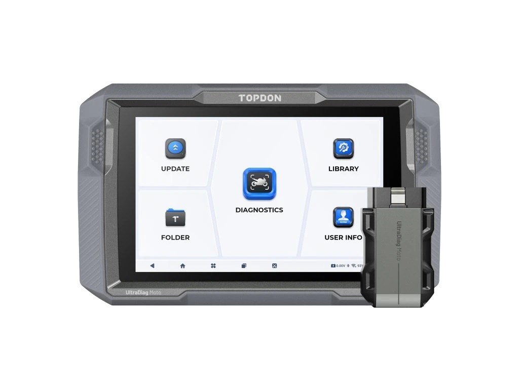 TOPDON diagnostické zariadenie UltraDiag Moto/ RAM 2GB/ 10000mAh/ Android/ 12V DC/ 4jadrový procesor