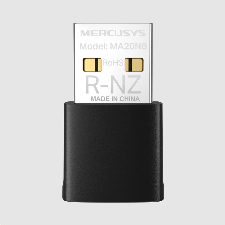 Mercusys MA20NB AC650 Nano WiFi BT USB adaptér
