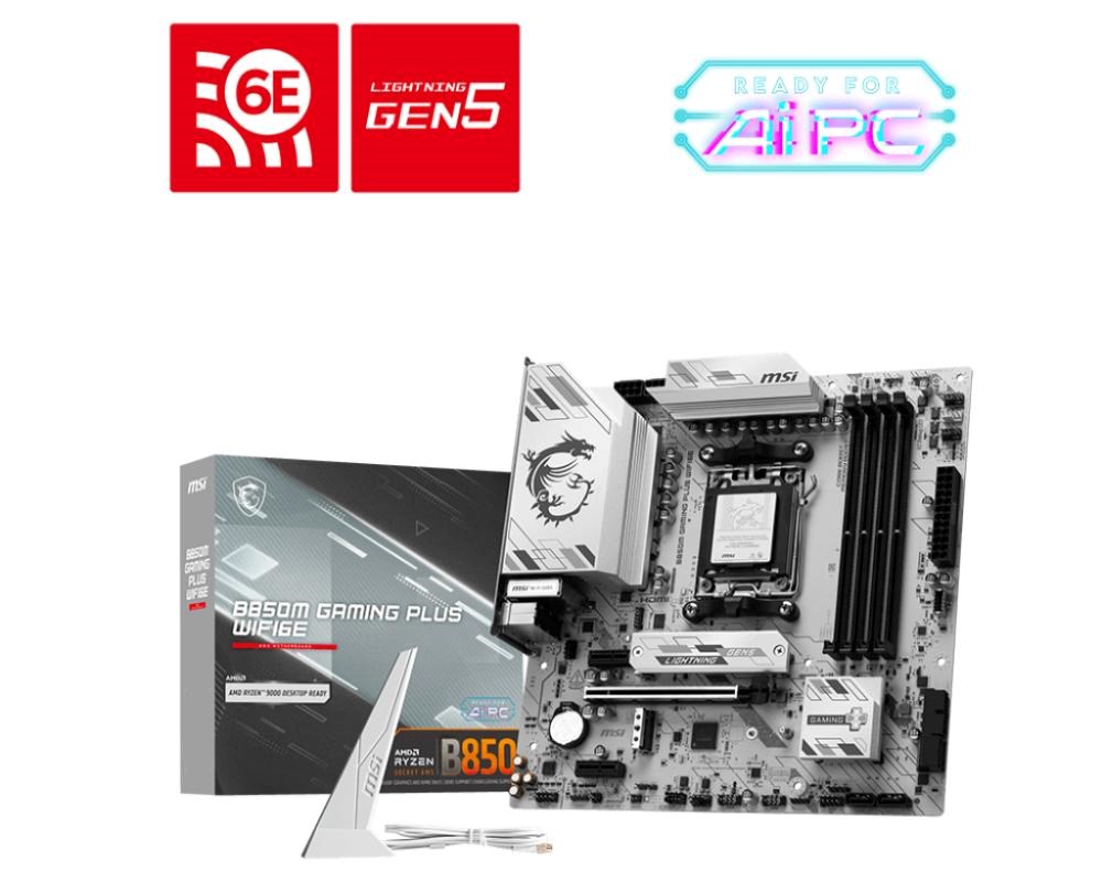 MSI B850M GAMING PLUS WIFI6E/ AM5/ mATX
