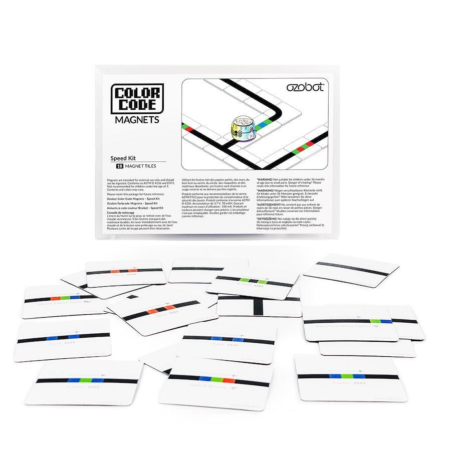 Ozobot sada magnetů s barevnými kódy pro ovládání rychlosti,  18 ks2 
