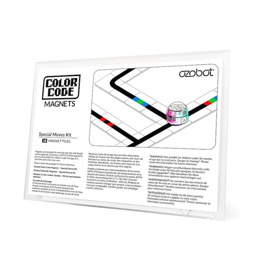 Ozobot sada magnetů s barevnými kódy pro speciální pohyby,  18 ks0 