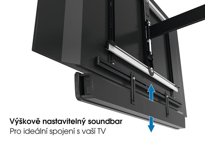 Vogel"s Univerzální soundbar držák,  uchycení na TV držák,  nastavení šířky a výšky8 