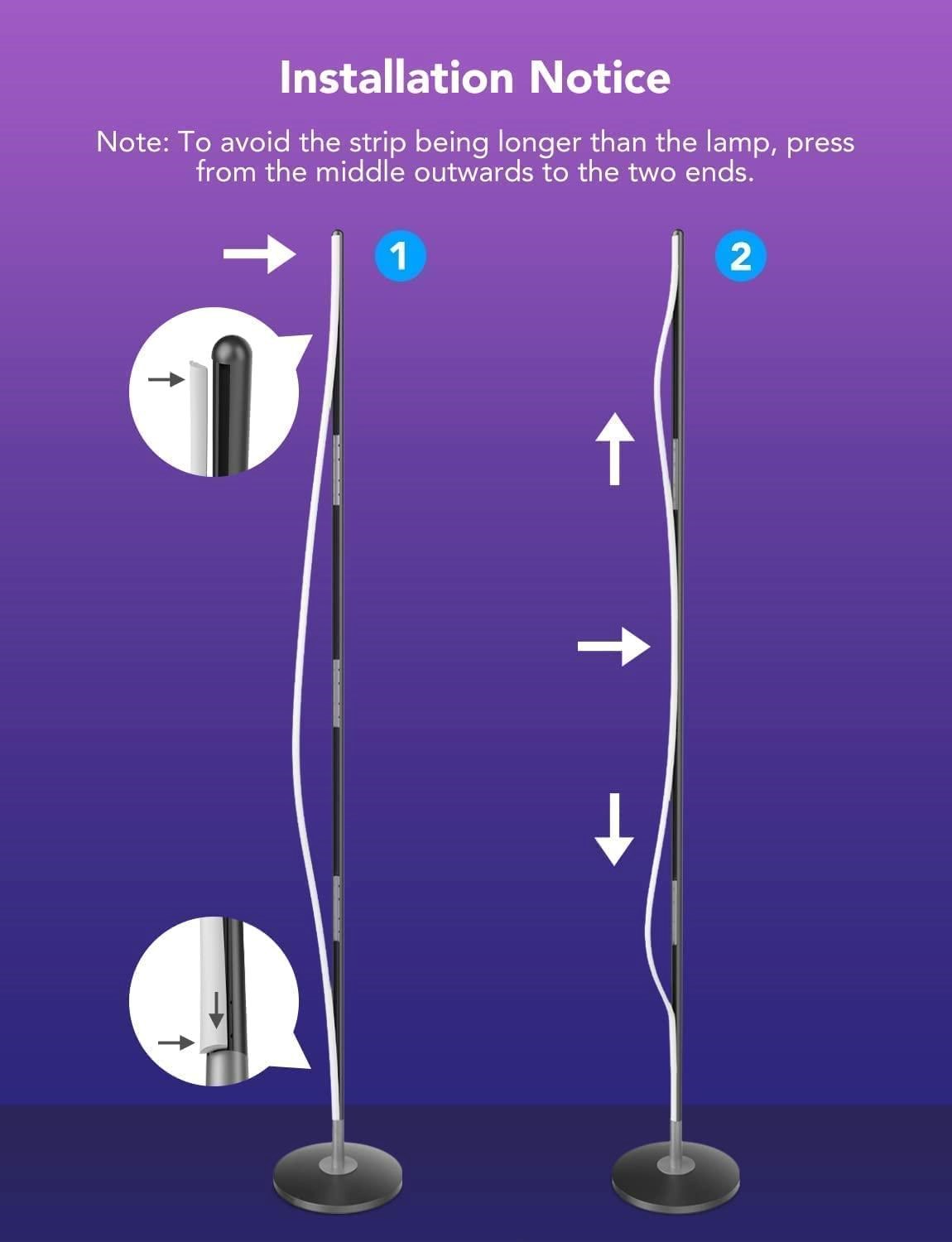 Govee RGBW Floor Lamp Lite stojací lampa Matter8 