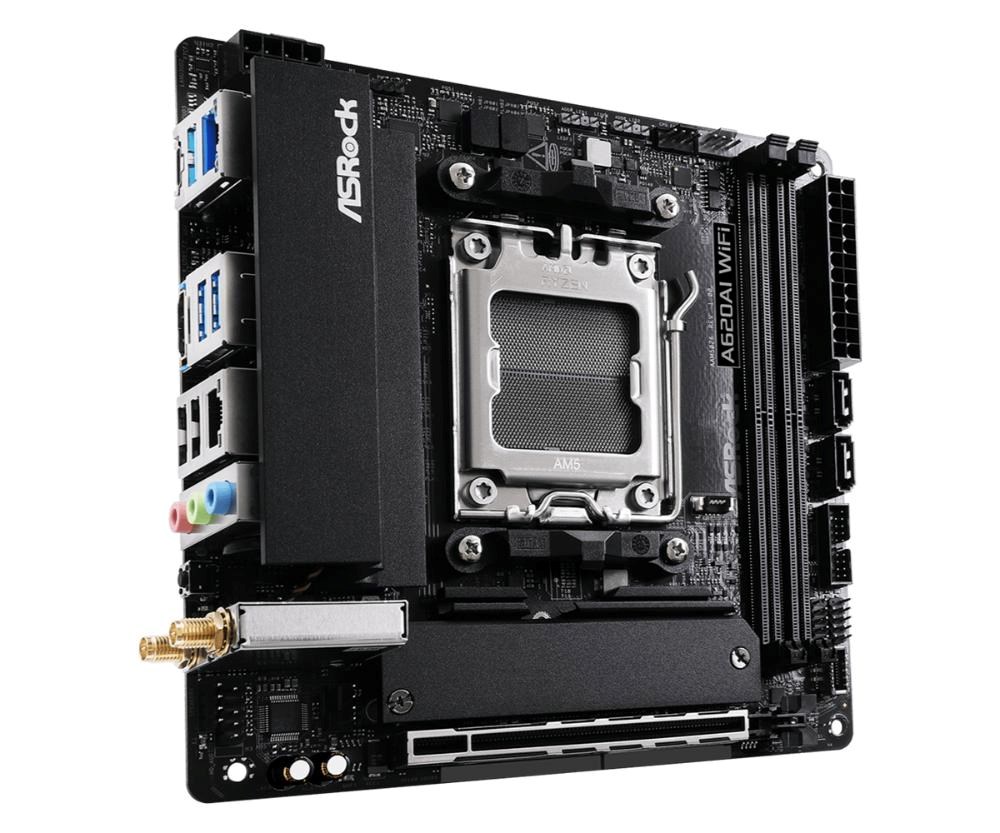 ASRock MB Sc AM5 A620AI WIFI  AMD A620A,  2xDDR5,  1xHDMI,  WIFI2 