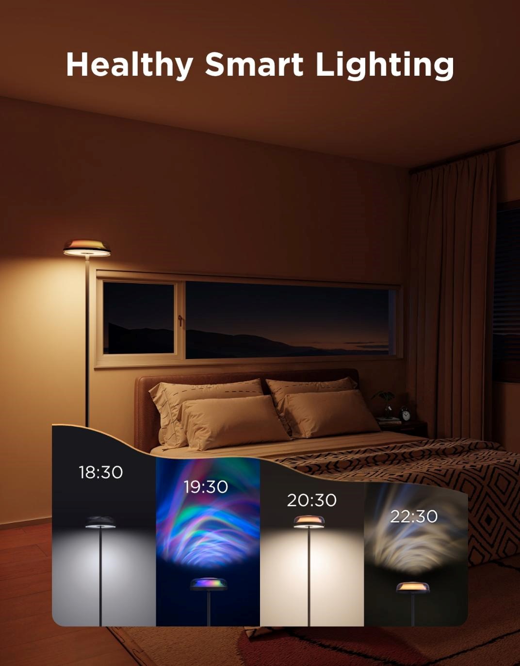 Govee Uplighter RGBICWW stojací lampa Matter4 