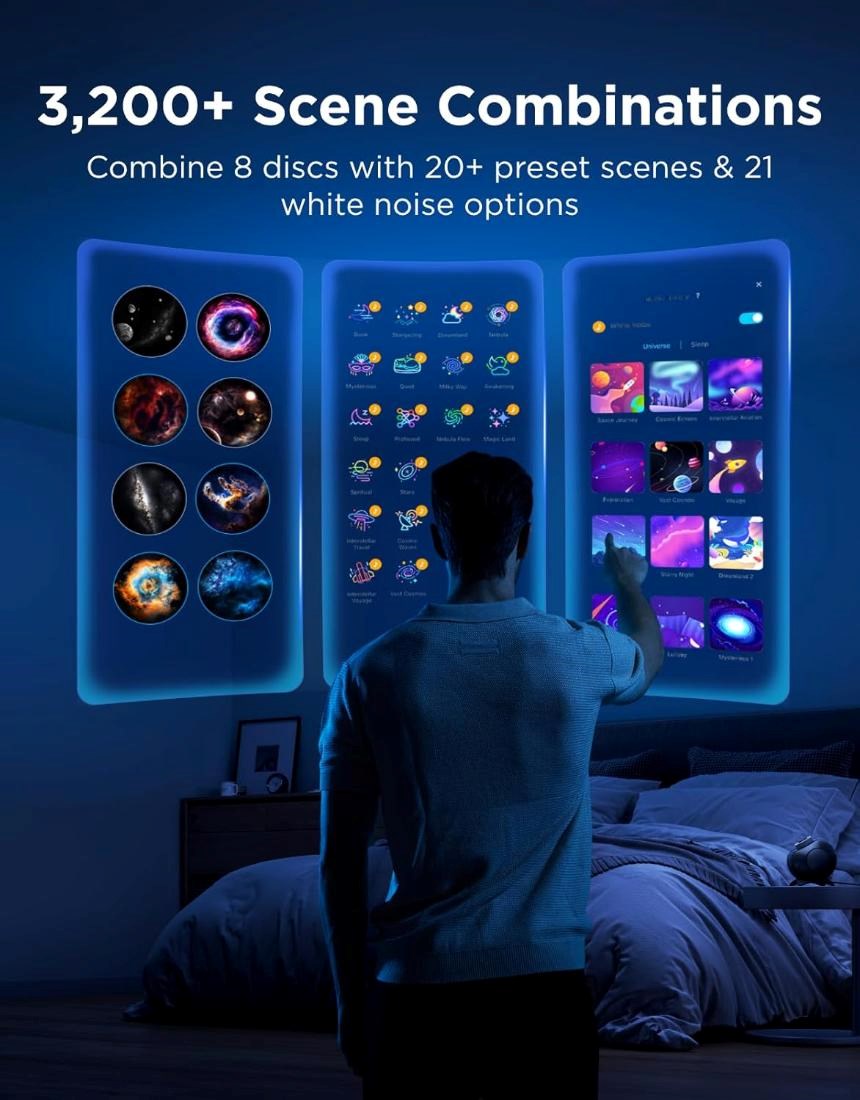 Govee Galaxy Light Projector 2 Pro Matter s reproduktorem1 