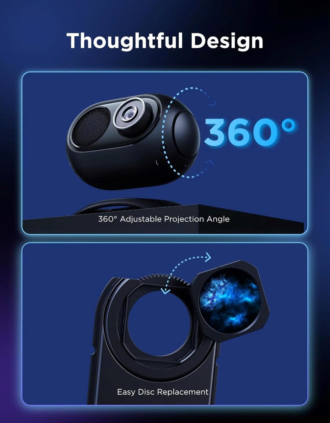 Govee Galaxy Light Projector 2 Pro Matter s reproduktorem6 